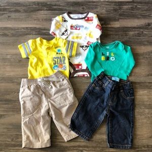 Boys Infant Bundle of Fall Clothes size 0-6M